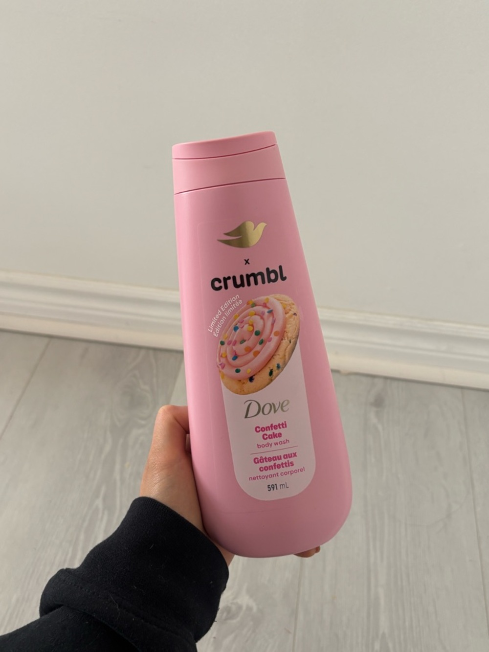 crumbl cookies x dove body wash